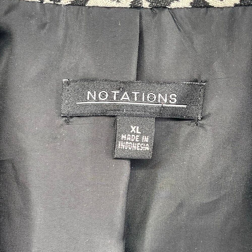 Notations Leopard Print Drape Front Open Blazer J… - image 4